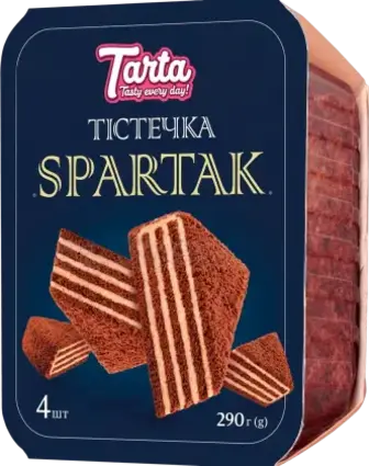 Тістечка Tarta Spartak 290 г
