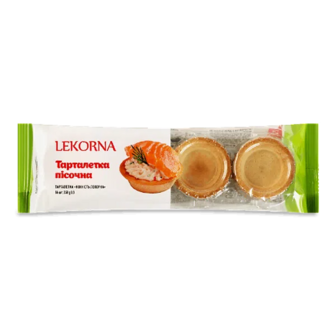 Тарталетка Lekorna Ніжність пісочна (138г)
