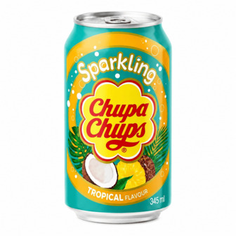 Напій б/а Chupa Chups Tropical ж/б 345 мл