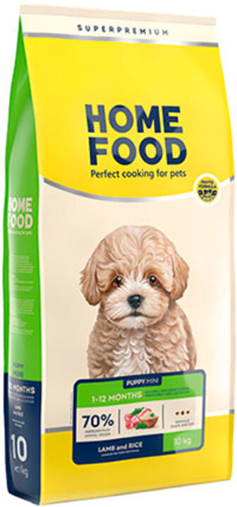 Home Food з ягням і рисом для цуценят малих порід (1,6 кг)