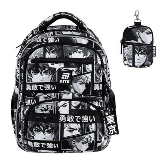 Рюкзак шкільний Kite Education Anime Boy K25-773M-4 для хлопчиків ортопедичний чорний/білий 13.5 л (69840)
