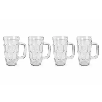 Набір чашок скляних Glass Ideas Juice Mug 250 мл 4 шт.