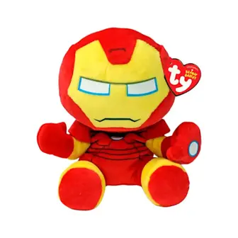 Іграшка м'яка TY 15 см Marvel Залізна людина