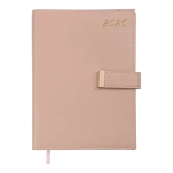 Щоденник датований A5 2026 Buromax Nude світло-рожевий
