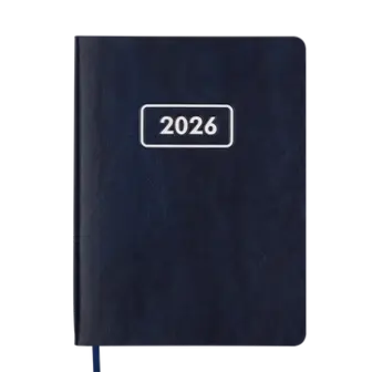 Щоденник датований A5 2026 Buromax Memory синій