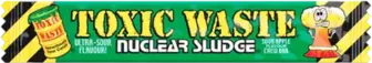 Цукерки Toxic Waste смужки зі смаком яблука жувальні 20 г