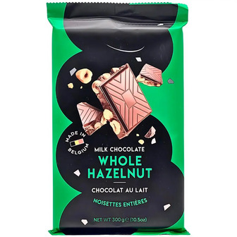 Шоколад молочний Cachet Hazelnut з лісовим горіхом 300 г