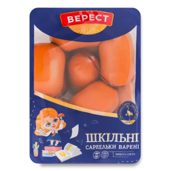Сардельки Верест Шкільні н/о в/ґ (100г)