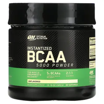Амінокислоти, ВСАА 5000, Optimum Nutrition, без ароматизаторів, 345 г