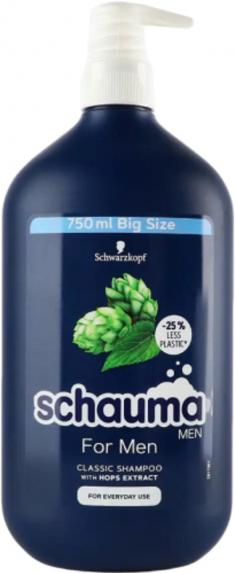 Шампунь Schauma For Men з екстрактом хмелю 750мл