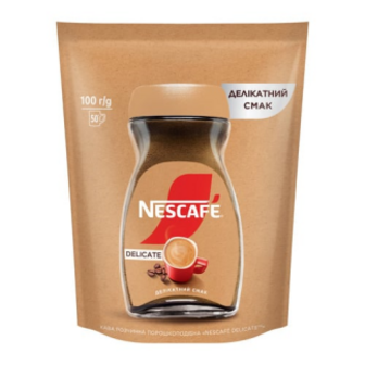 Кава розчинна Nescafe Delicate м/у 100г