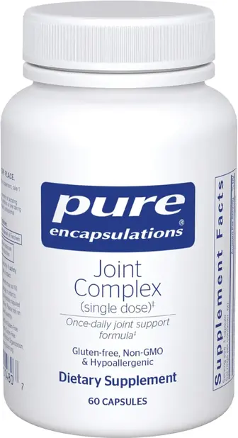 Підтримка суглобів, Joint Complex (Single Dose), Pure Encapsulations, для рухливості суглобів, комфорту, здоров'я тканин та хрящів, 60 капсул