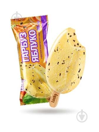 Морозиво Laska Гарбуз -Яблуко -Карамель 80 г