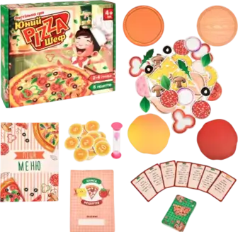 Настільна гра Strateg Юний Pizza шеф українською мовою
