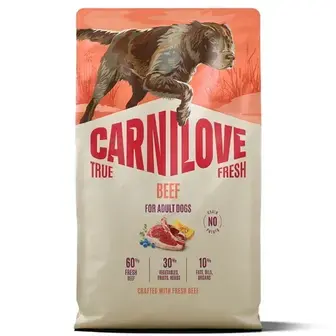 Сухий корм для собак Carnilove True Fresh Adult 4 кг - яловичина