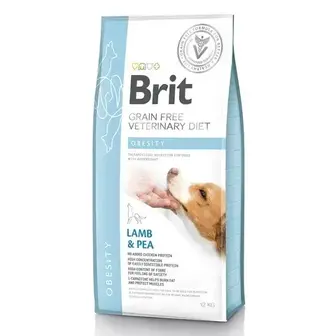 Cухий корм для собак Brit GF Veterinary Diet Obesity 12 кг - ягня та горох