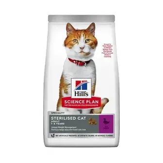 Сухий корм для котів Hill's Science Plan Sterilised Adult 3 кг - качка