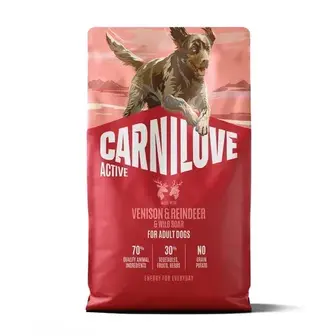 Сухий корм для собак Carnilove Active Adult 4 кг - оленина та дикий кабан