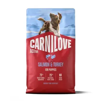 Сухий корм для цуценят Carnilove Active Puppy 4 кг - лосось та індичка