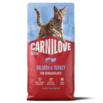 Сухий корм для котів Carnilove Active Sterilised 6 кг - лосось та індичка