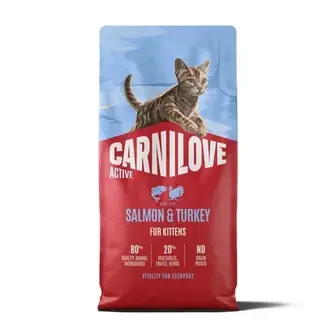 Сухий корм для кошенят Carnilove Active Kittens 6 кг - лосось та індичка