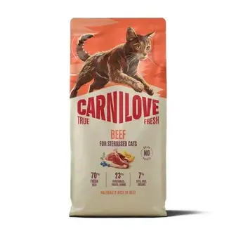 Сухий корм для котів Carnilove True Fresh Sterilised 6 кг - яловичина