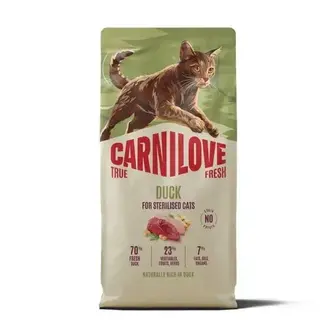 Сухий корм для котів Carnilove True Fresh Sterilised 6 кг - качка