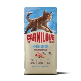 Сухий корм для котів Carnilove True Fresh Sterilised 6 кг - риба та індичка