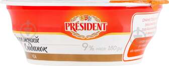 Сир кисломолочний President® 9% Творожний сніданок Чіа зі сметаною 180 г