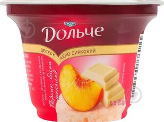 Десерт Дольче сирковий аерований персик-білий шоколад 3,4% 110г