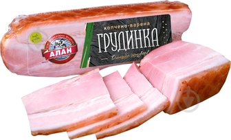Грудинка Алан копчено-варена в/г ваг (22002444)