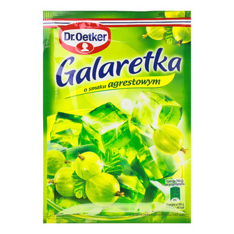 Желе Dr.Oetker Galaretka зі смаком аґрусу 72 г (5900437027883)