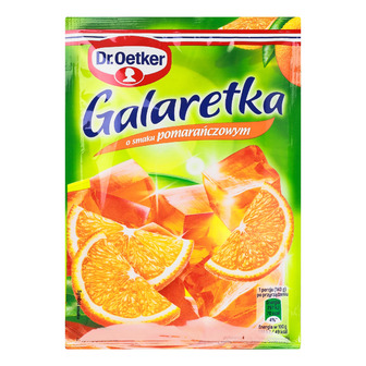 Желе Dr.Oetker Galaretka зі смаком апельсина 72 г (5900437027906)