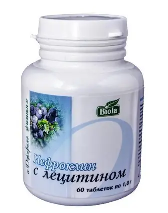 Нефроклін з лецитином, Biola, 60 таблеток