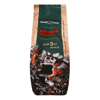 Вугілля деревне Grill Time 1.5 кг (4820190580696)