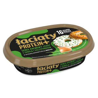 Крем-сир Laciaty Protein+ з цибулею та цибулею шніт 20% 135 г (5900820026905)