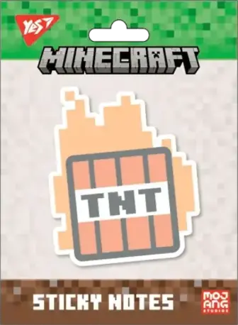 Папір Yes! Minecraft TNT з липким шаром фігурний 40 аркушів