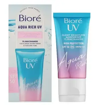 Biore Крем зволожуючий Aqua Rich Glow (SPF50)