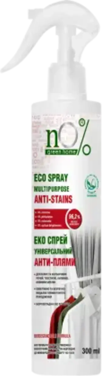 Спрей nO% green home Анти-плями Еко універсальний 300 мл