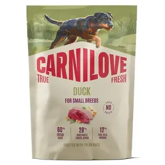Сухий корм для собак Carnilove True Fresh Small Breed Adult 1,5 кг - качка