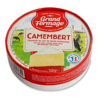 Сир Grand Fermage Камамбер 44% 240 г (3523230053655)