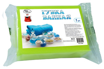 Губка банна Ваш Бюджет 13х9х5 см