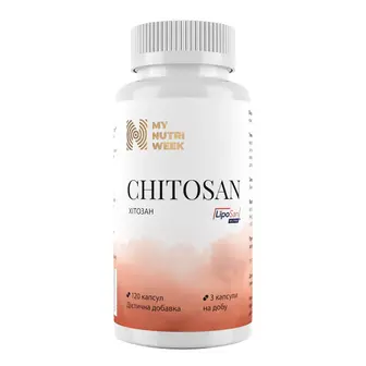 Хітозан, Chitosan, My Nutri Week, 120 капсул