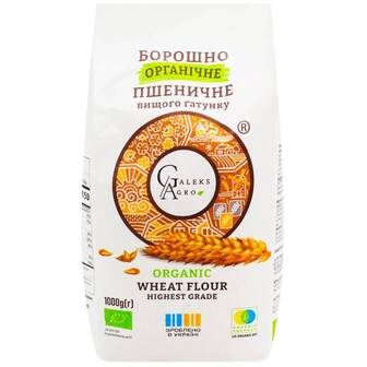 Борошно пшеничне в/г органічне Galeks-Agro