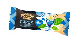 Сирок ТМ Волошкове поле глазурований 26% зі згущеним молоком 36 г
