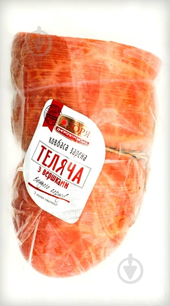 Ковбаса Зоря варена Теляча з вершками н/о в/г (круг) ваг