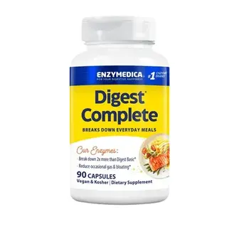 Травні ферменти, повна формула, Digest Complete, Enzymedica, 90 капсул