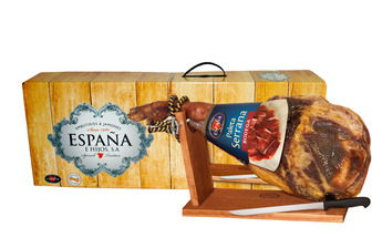 Хамон Espana Paleta Serrana Bodega на кістці 8 місяців 3.8-4.2 кг (8428204007007)