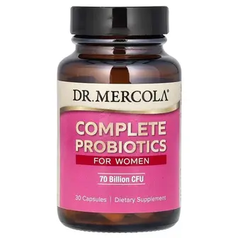 Пробіотик для жінок, Probiotics for Women, Dr. Mercola, 70 млрд. КУО, 30 капсул
