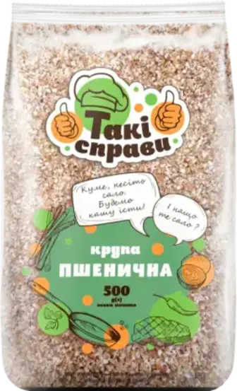 Крупа пшенична Такі справи 500 г